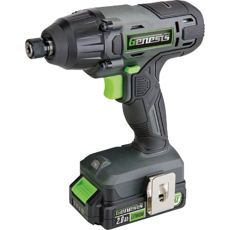Genesis G20MAX 20V 2-Tool Lithium-Ion Drill/Driver & Impact Driver Cordless Tool Combo Kit GL20DIDKB2