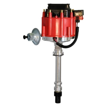 Olympian Athlete D1061 Distributor Cap & Rotor Kit for Chevy SB BB V8 Hei, Red OL3591524