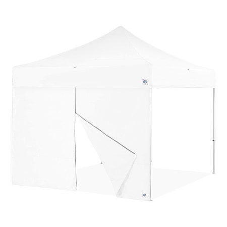 E-Z Up Food Booth Middle Zipper Sidewall, White SW3PRFBMTC13WH