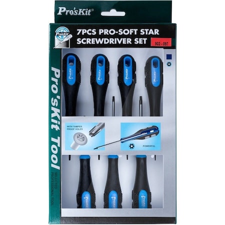 Eclipse Enterprises. Eclipse - 7 Pc Security Torx Screwdriver Set 902-097