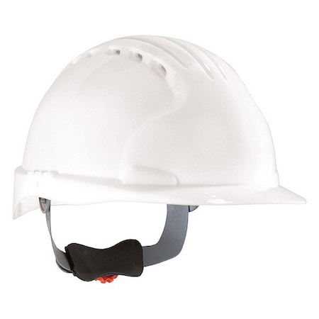 Pip Hard Hat, JSP, HDPE, 6 Point Ratchet, Type 1, Class C, White 280-EV6151V-10