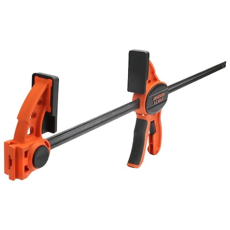 Pony E-Z HOLD Series Medium-Duty Expandable Bar Clamp, 300 lb, 24 in Max Opening Size, 3-3/8 in D Throat 33424