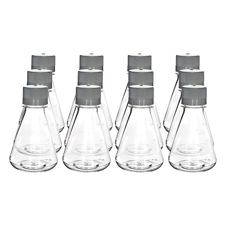 Eisco Scientific Erlenmeyer Flask, Colorless, 138 mm H, PK12 CH5232PK12