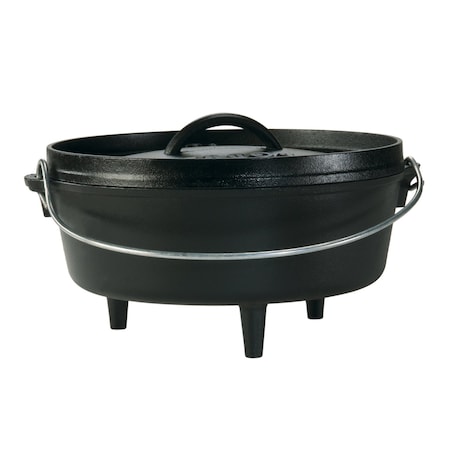 Lodge 10 Inch / 4 Quart Cast Iron Camp Dutch Oven L10CO3