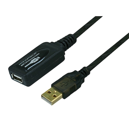 Monoprice USB2.0 Active Ext.Cable, 32ft.L, Blk 6149
