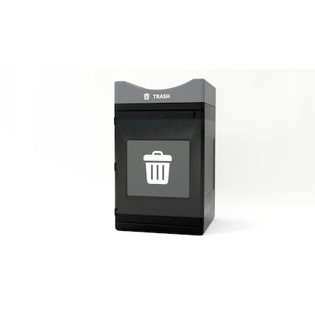Commercial Zone Products Avante Series 55 Gallon Standard Trash Container w/ Open Top 78755103A