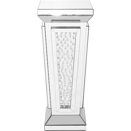 Elegant Decor 15 in. Crystal End Table, Clear MF91021