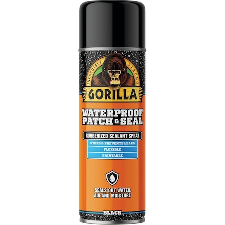 Gorilla Glue 16 Oz. Black Waterproof Patch & Seal Spray 104052