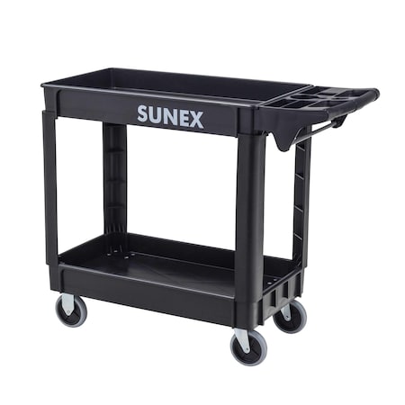 Sunex Standard Heavy-Duty 2-Shelf Utility Cart 8037