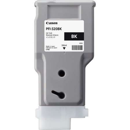 Canon PFI-320BK imagePROGRAF TM-200, TM-300, TM-305, TM-355 Black Pigment Ink Tank 300ml 2890C001