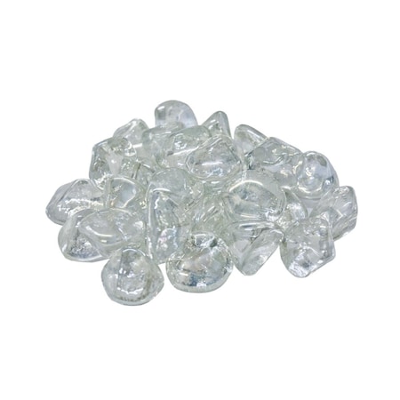 Cunningham Gas Products Real Fyre  10 lbs Jar Diamond Nuggets - Clear GLD-10J-J