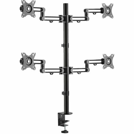 Eaton Tripp Lite Series Quad-Monitor Flex-Arm Desktop Clamp for 13IN to 27IN Displays DDR1327SQFC-1