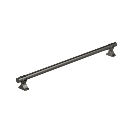 Amerock Davenport 12-5/8 inch 320mm Center-to-Center Gunmetal Cabinet Pull BP36698GM
