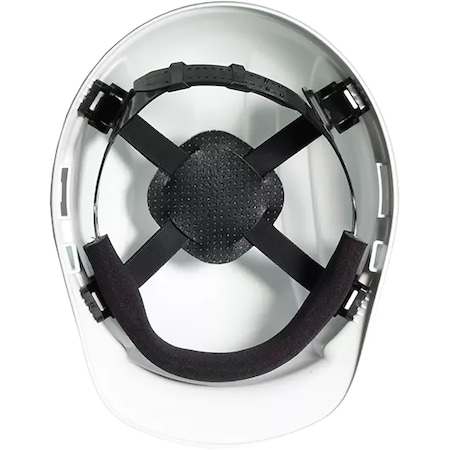 North Type I, Non-Vented, Cap-Style Hard Hat w/HDPE Shell, 4-Point Nylon Suspension and Pinlock Adj. N10010000