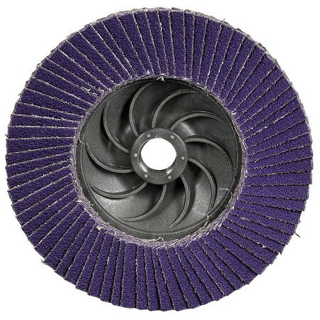 3M Cubitron Abrasive Flap Disc, Coated, Polyester, PK10 7100404345