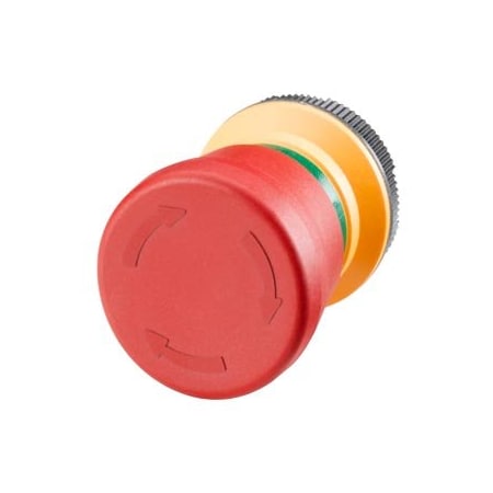 Siemens emergency stop mushroom pushbutton for Extension Units 22 mm 6AV7674-1MA00-0AA0