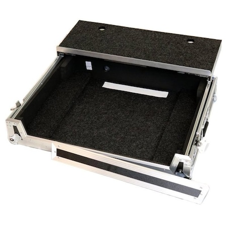 Deejay Led Fly Drive Case For Denon Prime4 System or Similarly Sized Equipment w/Laptop Shelf w/Wheels TBHPRIME4XLTWHEE