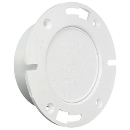Charlotte Pipe And Foundry 4 IN CLOSET FLANGE HUB W/ PT PVC 00800K 0800HA