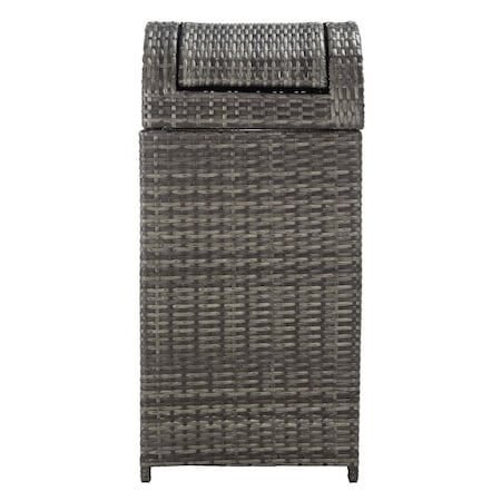 Safavieh Serapis Trash Bin, Grey & Brown PAT7511C