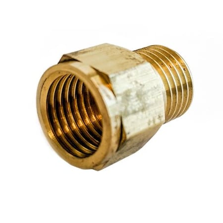 Tomahawk Power 1/2 in. Adapter Metric Thread Female to NPT Thread Male for Plumbing Hoses Fittings TPS25-NPTADT