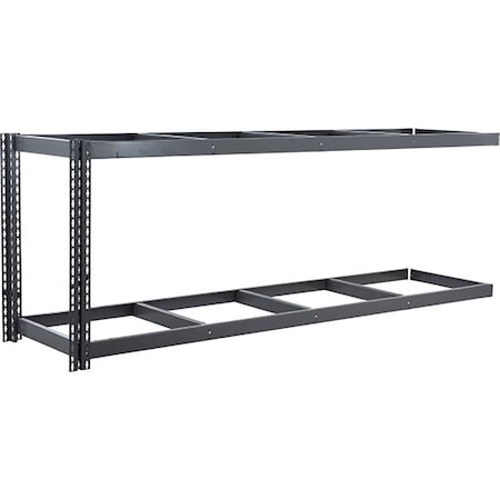 Global Industrial 2 Shelf, Standard Duty Boltless Shelving, Add On, 96"W x 36"D x 36"H, No Deck B3171042