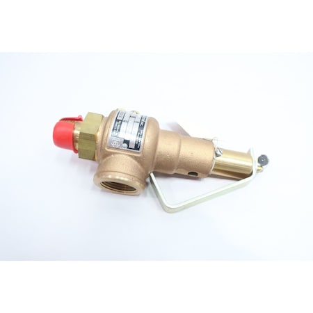 Aquatrol BRONZE/BRASS THREADED RELIEF VALVE 60PSI 747LB/HR 3/4INX1IN NPT 560EDMA