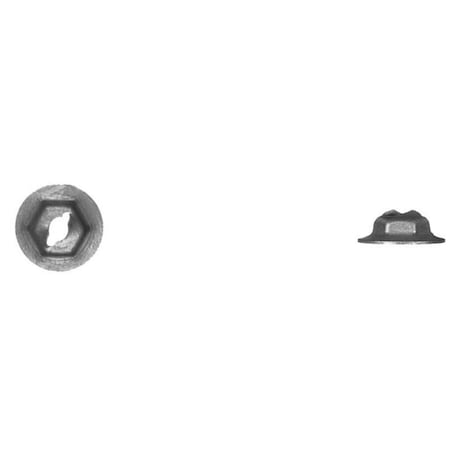 Disco Automotive Hardware 1/8in Stud Size 5/16in Hex 17/32in Flange, 60PK 265MT