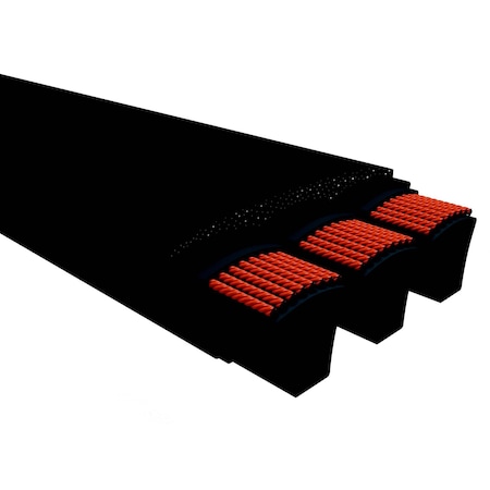 D&D Banded V-Belt, SPA, 77.6mm x 2240mm PL, 5 Band 5/SPA2240