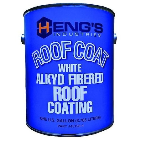 Hengs Industries Use To Protect Roofs Against All Weather Conditions, For Metal And Fiberglass Roofs, White 45128-4