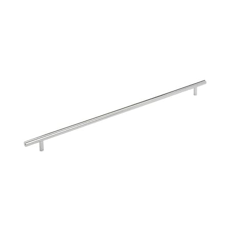 Amerock Bar Pulls 18-7/8 in 480 mm Center-to-Center Polished Chrome Cabinet Pull BP1901626