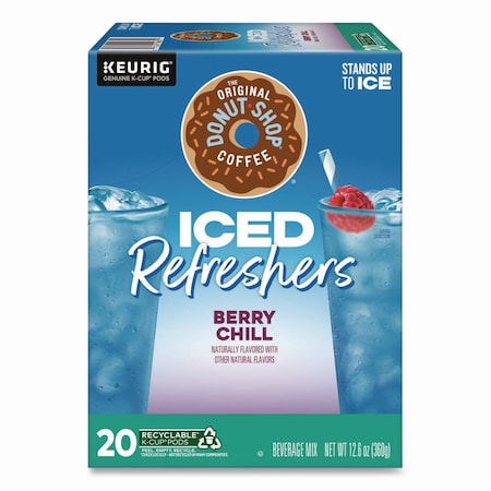 The Original Donut Shop ICED Refreshers K-Cup Pods, Berry Chill, 20PK 5000384762