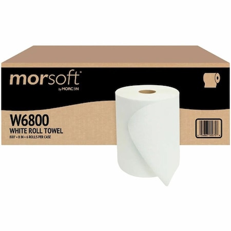 Morcon Universal Hardwound Roll Towel Whit, PK6 W6800
