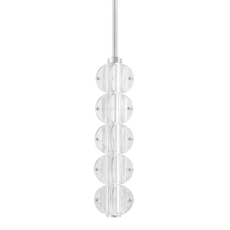 Hudson Valley Lighting Lindley 5 Light Pendant 5 In. Polished Nickel 1905-PN