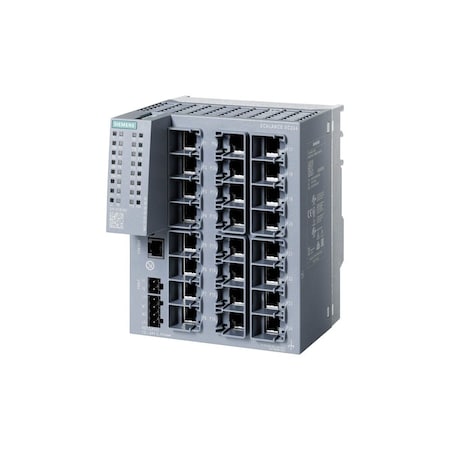 Siemens SCALANCE XC224 manageable Layer 2 IE switch IEC 62443-4-2 certified 6GK5224-0BA00-2AC2