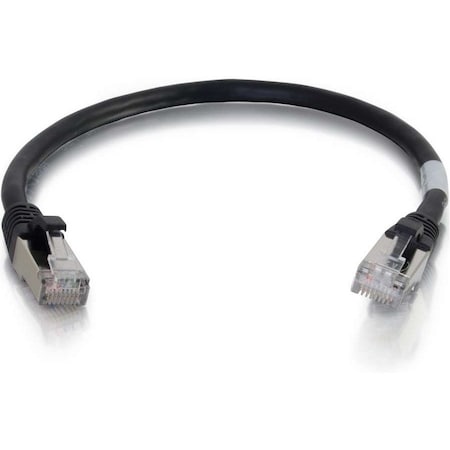 C2G 20FT CAT6 SNAGLESS STP CABLE-BLK 821