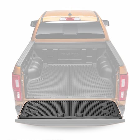 Trailfx TrailFX RFR19TG; Tailgate Liner; Covers Tailgate Lip; Black; High Density Polyethylene RFR19TG