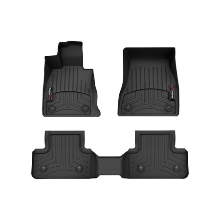 Weathertech Black, Front and Rear Floorliners 441845-1-3