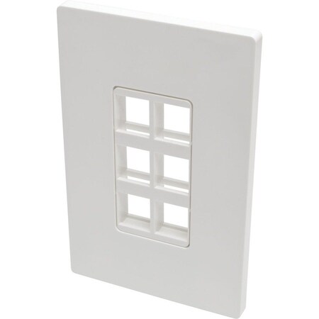 Tripp Lite Single-Gang 5-Port Wallplate Keystone Cat5/6 USB/HDMI/DP/RCA TAA N080-106