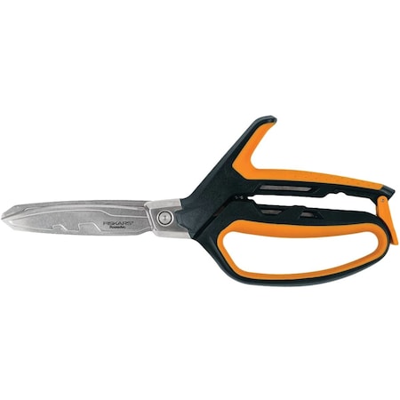 Fiskars PowerArc Easy Action 10'' Stainless Steel Scissors 710160-1002