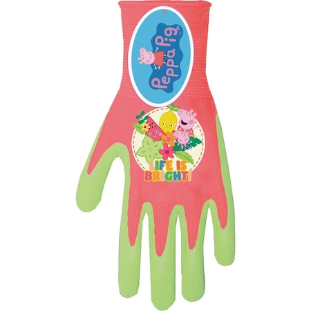 Midwest Gloves & Gear Peppa Pig Toddler Latex Gripper Gloves PP100TA4-T-DB-12