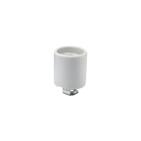 Pass & Seymour Incandescent Medium Base Porcelain Lampholder, Screw Terminals, 660-Watt, 250-Volt 31528CC10
