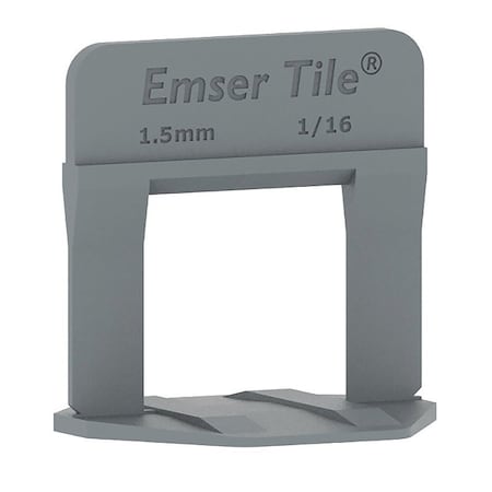 Emser Tile E-LEVEL Series Tile Leveling Spacer, 1/16 in Thick, 2PK ZEP116E2000