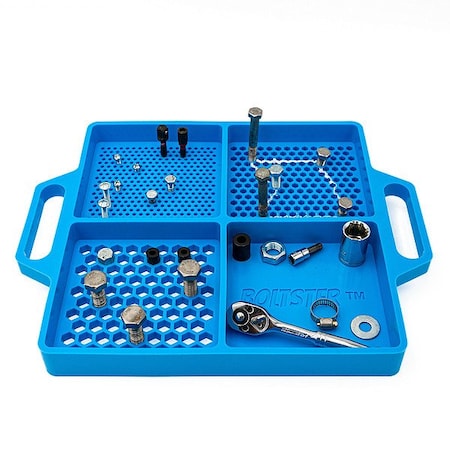 Boltster Tool Tray, Blue, Silicone BTS-100003B