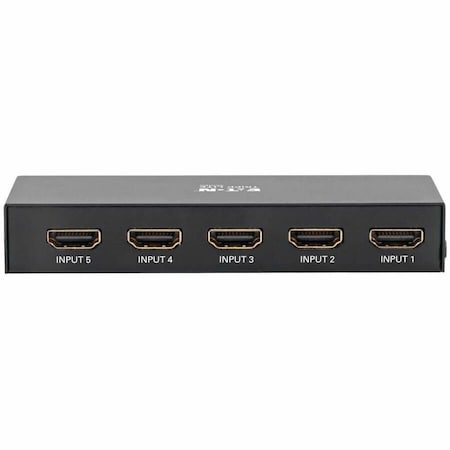 Tripp Lite 5-PORT HDMI SWITCH FOR VIDEO AND AUDIO, 4K X 2K UHD 60 HZ HDMI F/4XF WITH REMO B119-005-UHD