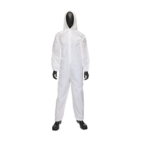 Pip PosiWear UB Coverall with Hood and Elastic Wrist & Ankle 56 gsm, 25PK 3706/XXXXL