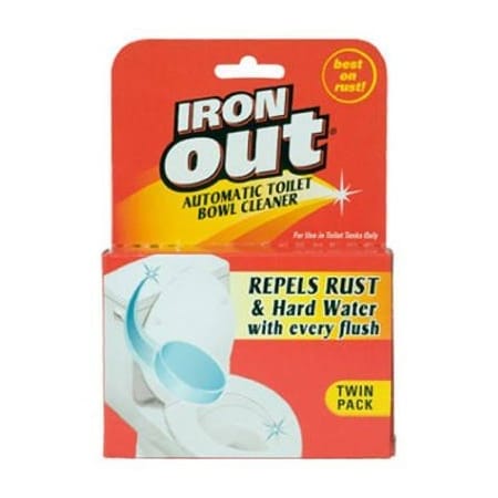 Iron Out AT12T Toilet Bowl Cleaner, 2PK 130560