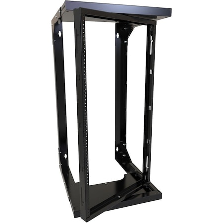 Hammond Adjustable Depth Center Swing Wall Rack HWMR1920UBK