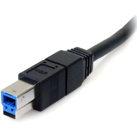 Startech.Com 6 FT BLACK SUPERSPEED USB 3.0 CABLE AB USB3SAB6BK