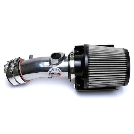 Hps Performance Air Intake Kit with Heat Shield, Polished,  827-531P