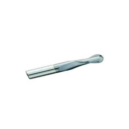 Garr Tool Ball End Mill, Center Cutting Single End Standard Length, Series: 320MC 16284